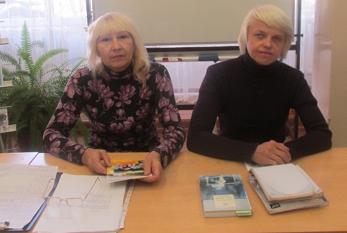 Ученики средней школы №16 встретились с рязанскими поэтессами, членами Союза литераторов России, Людмилой Лакаткиной и Ольгой Чехловой